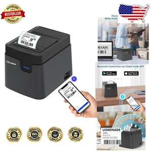 Bluetooth CT321D Label Maker - High-Speed Thermal Printer for Small Businesses - Picture 1 of 9
