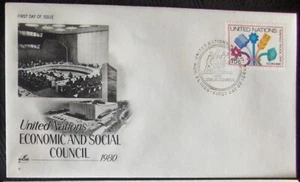 United Nations FDC ECONOMIC and SOCIAL COUNCIL, New York 1980. - Picture 1 of 2