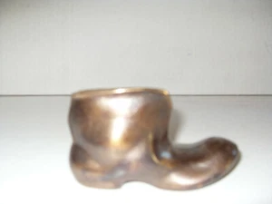 Bronze- Schuh L10,0cm B4,5cm H5,5cm vollplastisch - Bild 1 von 4