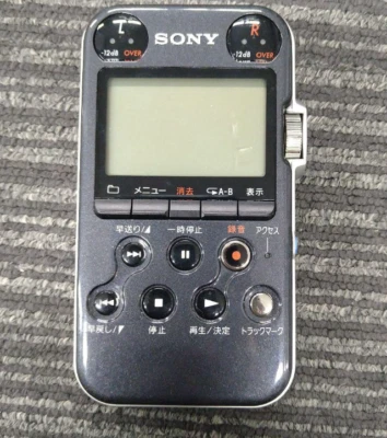SONY PCM-M10 B Black Audio Linear PCM Recorder from Japan Used - Image 1 of 4