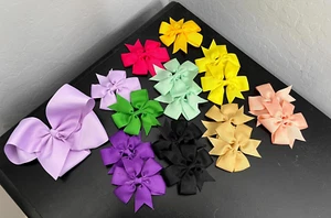 Hairbows Lot of 17 - Picture 1 of 5