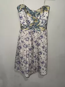 Kimchi Blue Fairy Dress Strapless Floral Sz S - Picture 1 of 6