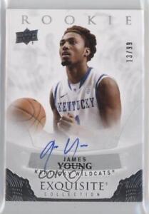 2013-14 Upper Deck Exquisite Collection Rookie Auto /99 James Young #R-JY Auto