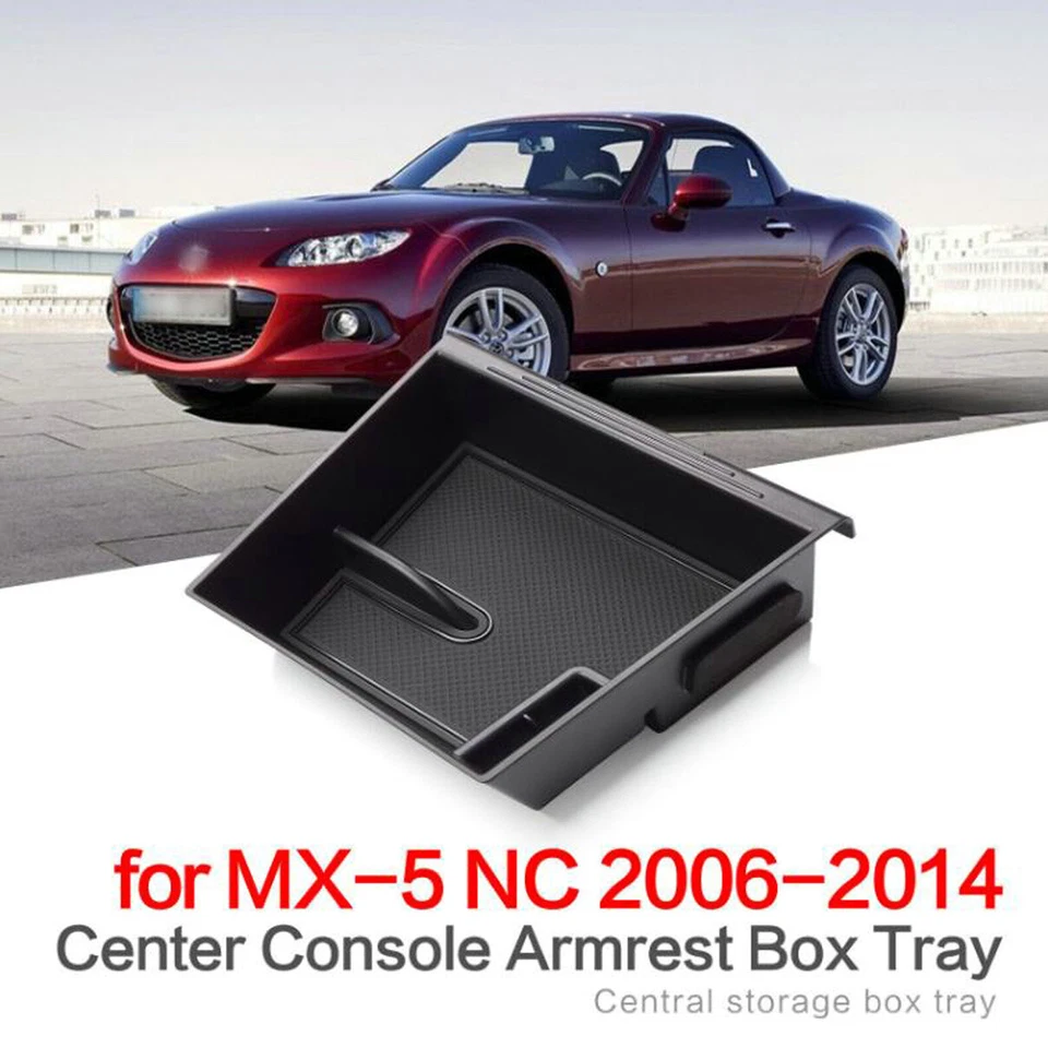 Reposabrazos consola central caja de almacenamiento para Mazda MX-5 2006-2014 MX5 MIATA Roadster Foto 1 de 4