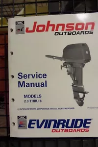 JOHNSON/EVINRUDE OUTBOARD SERVICE MANUAL "EL" 2.3 thru 8 P/N 507945 - Picture 1 of 3