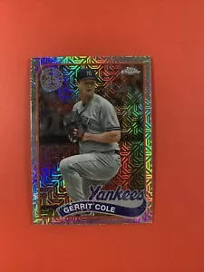 GERRIT COLE Mojo Rifrattore Confezione argento 2024 Topps Serie 1 T89C-46 Yankees - Foto 1 di 2