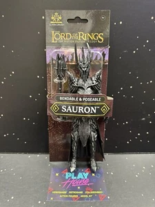 SAURON IL SIGNORE DEGLI ANELLI NOBLE COLLECTION BENDYFIGS ACTION FIGURE NEW 19CM - Foto 1 di 5