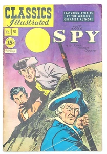 CLASSICS ILLUSTRATED #51 THE SPY 1ST ED HRN 51 COMIC AUG/1948 - Picture 1 of 4