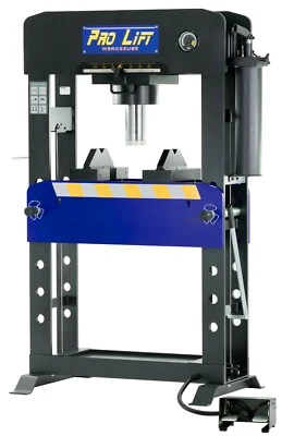 MARKENLOS Pro-Lift-Werkzeuge 100t Werkstattpresse pneumatisch + manuell Presse W1647