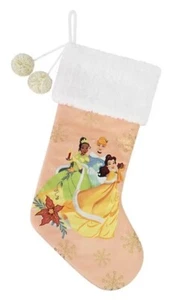 Medias de Navidad Disney 21 in Princesa con pompón nuevas con etiquetas - Imagen 1 de 3