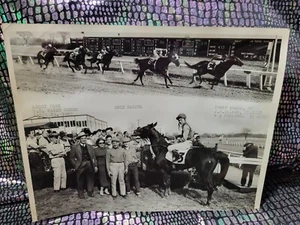 1960 Horse Racing WINNERS CIRCLE CHIC MALUNA-TOMMY MEADA-ASCOT PARK - Bild 1 von 3