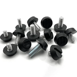 M6 M8 verstellbare Möbelnivellierfüße, Möbelgleiter mit Schraubgewinde - Bild 1 von 12