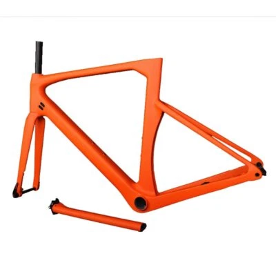 Carbon Faser Rennrad Rahmensatz 700c Aero Rennen Fahrrad Rahmen Interne Führung - Bild 1 von 4