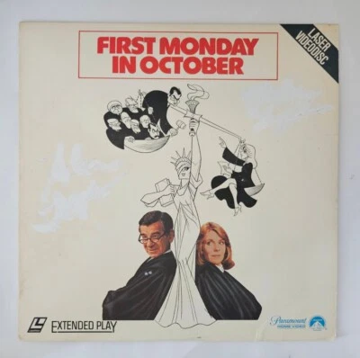 First Monday In October Laserdisc Walter Matthau - Imagem 1 de 3