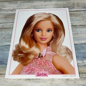 Barbie Poster Vintage 90s Mattel 1998 Sign Art Photo - Picture 1 of 6
