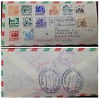 D)1952, MEXICO, LETTER CIRCULATED FROM MEXICO TO INDONESIA, AIR MAIL, WITH CANCE