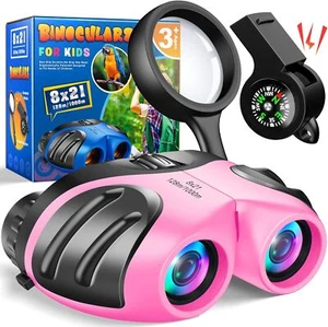 Dislocati Kinder Fernglas Spielzeug für Mädchen 3-12 Jahre | Geschenk für 4 5 6 7 8 Jährige - Bild 1 von 7