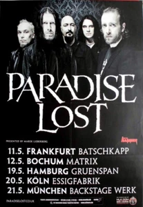 PARADISE LOST - 2012 - Plakat - In Concert - Tragic Idol European Tour - Poster - Picture 1 of 1