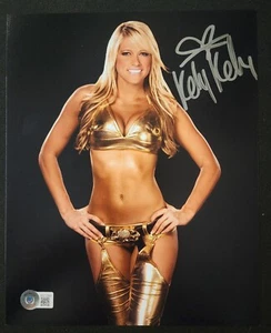 Kelly Kelly Signed Autographed 8x10 WWE Wrestling Diva Gorgeous Sexy BAC BD77889 - Picture 1 of 3