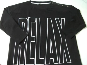 NO secret -   moderner,legerer Pullover m. Schriftzug + 3/4 Arm  Gr.44 neu - Bild 1 von 3