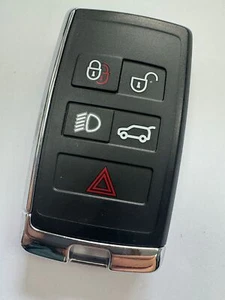 GENUINE LAND ROVER 5 BUTTON REMOTE SMART KEY FOB TESTED PEPS JK52-15K601-DF - Picture 1 of 5