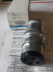 Nuevo en caja THOMAS & BETTS 8024 CONECTOR EVER-LOK 30A 250V 20A 600VAC - Imagen 1 de 3