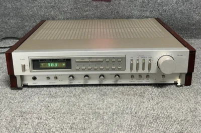 Denon DRA-700 AM/FM Receiver 🎶🔊 120V, 60Hz, 180W, Silver ✅ - Image 1 of 4