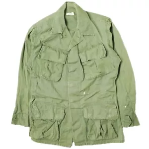 US-Armee 60er Jahre Vietnamkrieg TCU Dschungel Ermüdungsjacke 8405-935-4702 X-SMALL/KURZ - Bild 1 von 10