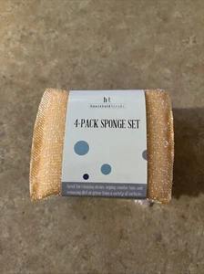 Mehrfarbige Küchengeschirr/Arbeitsplatten Reinigung Scheuerschwamm 4er Pack Set - Bild 1 von 3