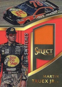 PANINI 2017 SELECT MARTIN TRUEX JR #MT 16/99 ROT PRIZM SELECT SWATCH RELIKTKARTE - Bild 1 von 2