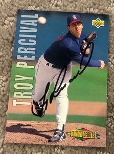Troy Percival signed autographed card #507 1993 Upper Deck California Angels - Picture 1 of 1