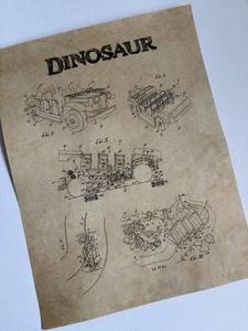 Dinosaurierfahrt Patentdruck Walt Disney World Animal Kingdom - Bild 1 von 1