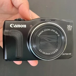 Canon PowerShot SX700 HS Black 16.1 MP 30x Zoom Wifi Digital Camera Tested - Picture 1 of 9