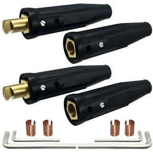 Paquete de 2 conectores de cables de soldadura LC-40, conectores de soldadura macho y hembra para 1973 - Imagen 1 de 6