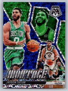 Jayson Tatum 2023-24 Panini Mosaic Montage Fast Break Blue /85 #18 Celtics - Picture 1 of 2
