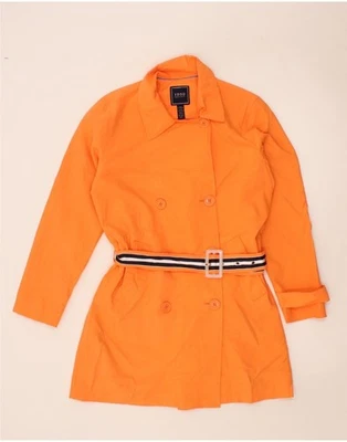 IZOD Womens Trench Coat UK 10 Small Orange Polyester AT10 - Image 1 of 3