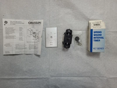 Grasslin KLT15M-A Spring Wound Interval Timer- 0-15 Min- Silver/Black - Image 1 of 4