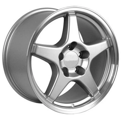 Silver Wheel 17x9.5 w/Mach'd Lip for 1993-02 Pontiac Firebird - OWH0125 - Image 1 of 4