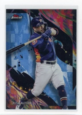 2024 Finest #121 Jose Altuve Sky Blue Refractors #/250 - Image 1 of 2