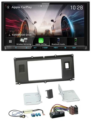 Kenwood MP3 2DIN USB DAB Bluetooth Autoradio für Land Rover Evoque Blindstopfen - Bild 1 von 4