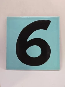 1pc Light Teal, Blue Green, 6' Deep Swimming Pool Ceramic Tile Frost Free 6"x6" - Picture 1 of 7