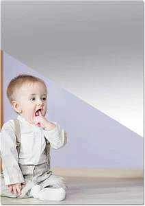 17" x 12" Self Adhesive Acrylic Mirror Sheet 0.08"(2mm) 17"L x 12"W, Silver - Picture 1 of 5