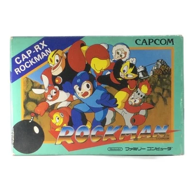 Rockman CAP-RX (Mega Man) Famicom 1987 CIB Tested w/ Manual Box Capcom Japan - Image 1 of 4