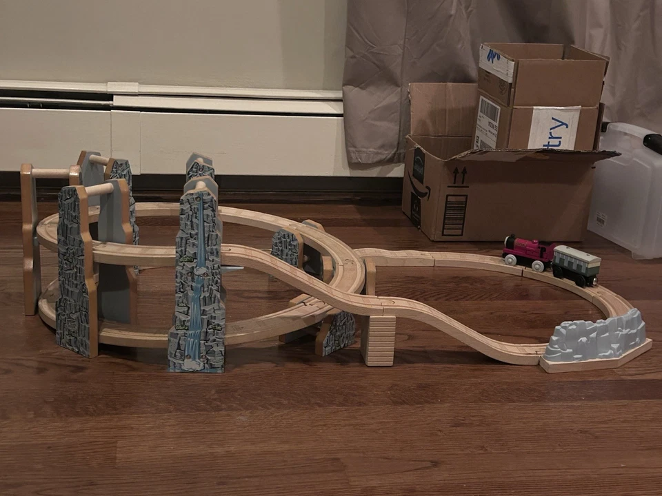 Thomas Wooden Railway Rheneas and the Roller Coaster Set - Image 1 of 4