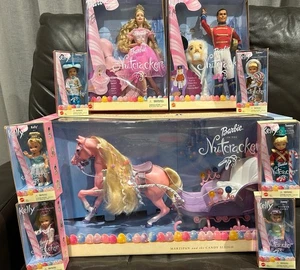 Barbie en el Cascanueces, princesa de goma de azúcar, príncipe Eric, trineo de caramelos de mazapán - Imagen 1 de 16
