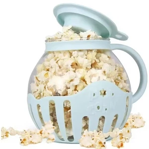 Microwave Popcorn Maker Bucket Microwave Bowl Mini Machine Safe Silicone1096 - Picture 1 of 13