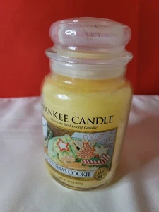 YANKEE CANDLE Large Jar CHRISTMAS Cookie 22 Unzen Neu aus altem Lagerbestand - Bild 1 von 5