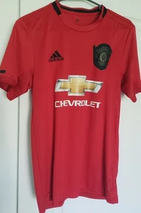 Manchester United Adidas Home Red Soccer Football Jersey Chevrolet Kohler Sz S - Picture 1 of 9
