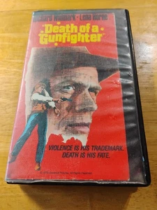 Death Of A Gunfighter VHS Good Time Home Video 1987 Cut Box Hard Case - Picture 1 of 4