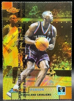 1999-00 Topps Finest GOLD Refractor Wesley Person 080/100 NM #175 Cavs Suns Mem - Image 1 of 4